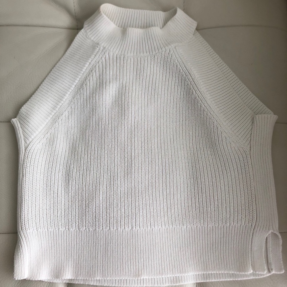Wilfred Crevier Knit Top White Size XS